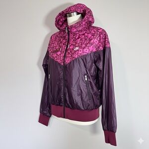 Vintage Nike Windrunner Y2K Jacket – Canada Graphic – Zip Hoodie – Rare Colorway